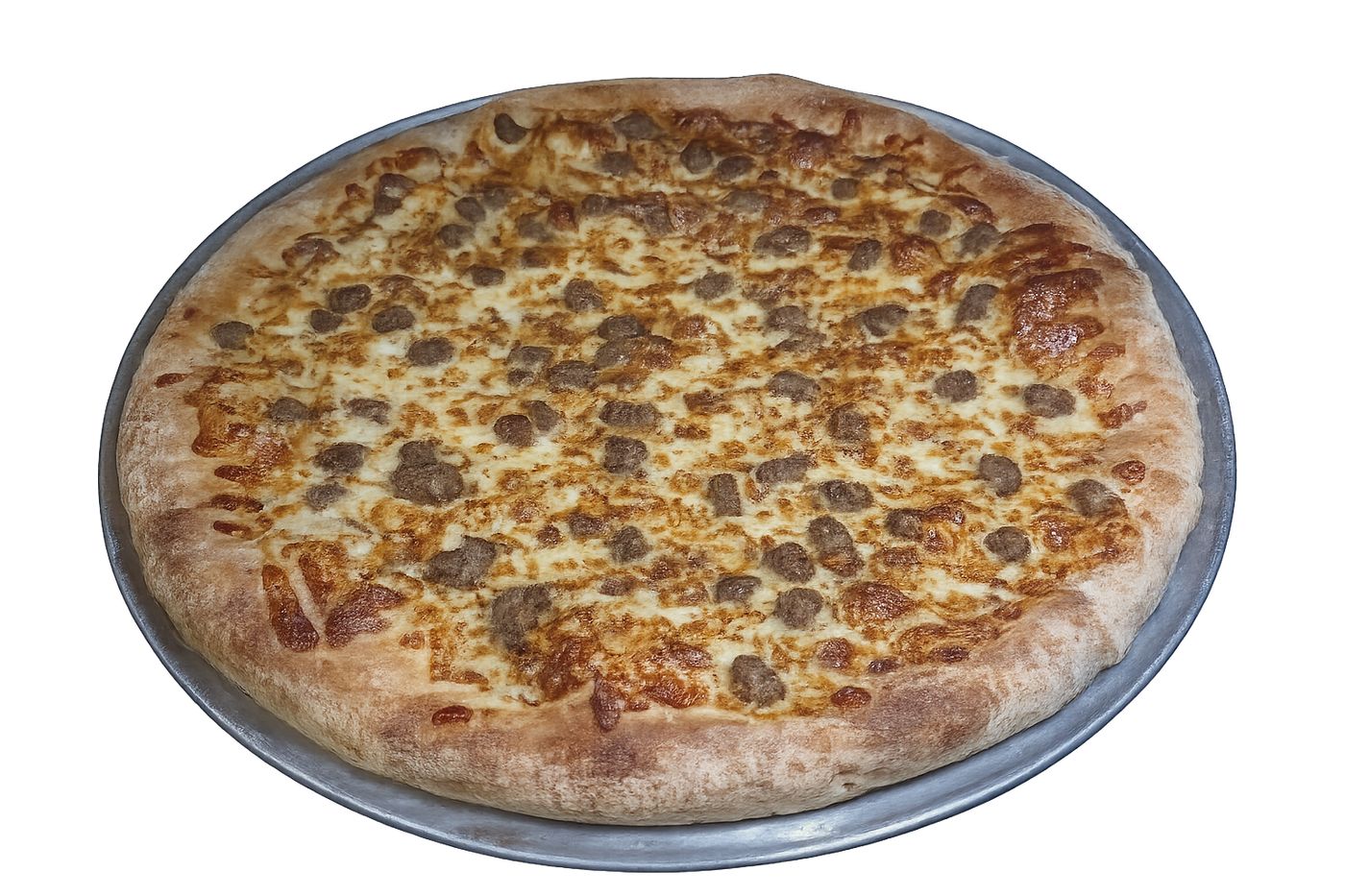 Sausage Egg and Cheese Pizza 12”